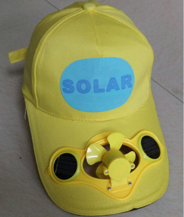 solar fan cap